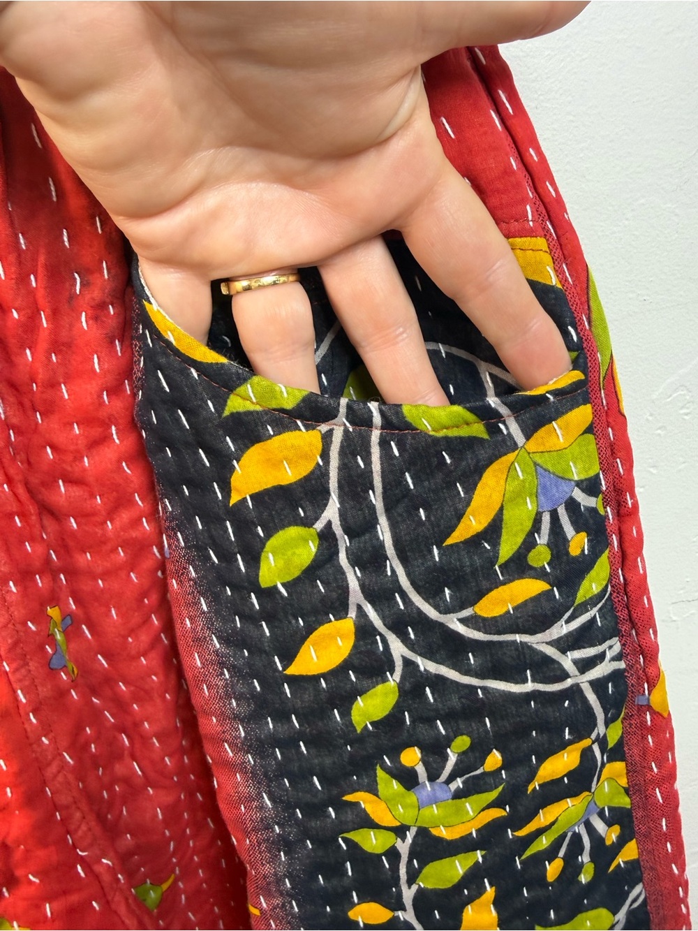 Kantha Straight-Leg Pants - Picture 4 of 4